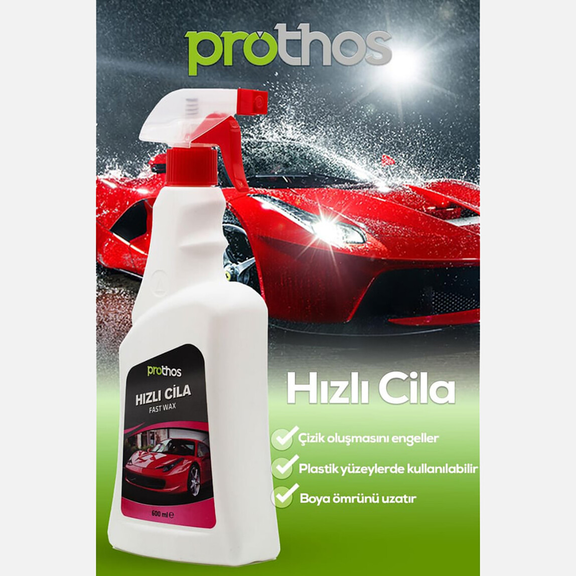    Prothos Hızlı Cila 600 ml  