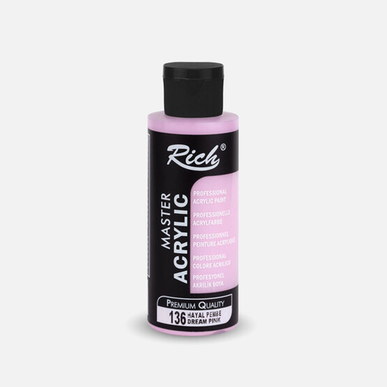 Rich Akrilik Boya Hayal Pembe 120 cc 