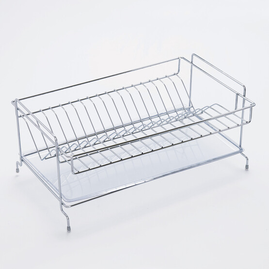 Kitchenox Dikdörtgen Tek Katlı 22x32x49 cm Tezgah Üstü Metal Bulaşıklık