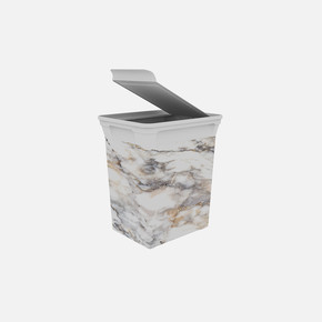 Q-Trash Çöp Kutusu Marble