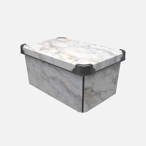 Qutu Style Box Kutu Marble 10 Lt  