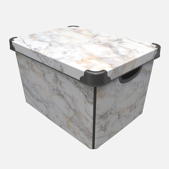 Qutu Style Box Kutu Marble 20 Lt 