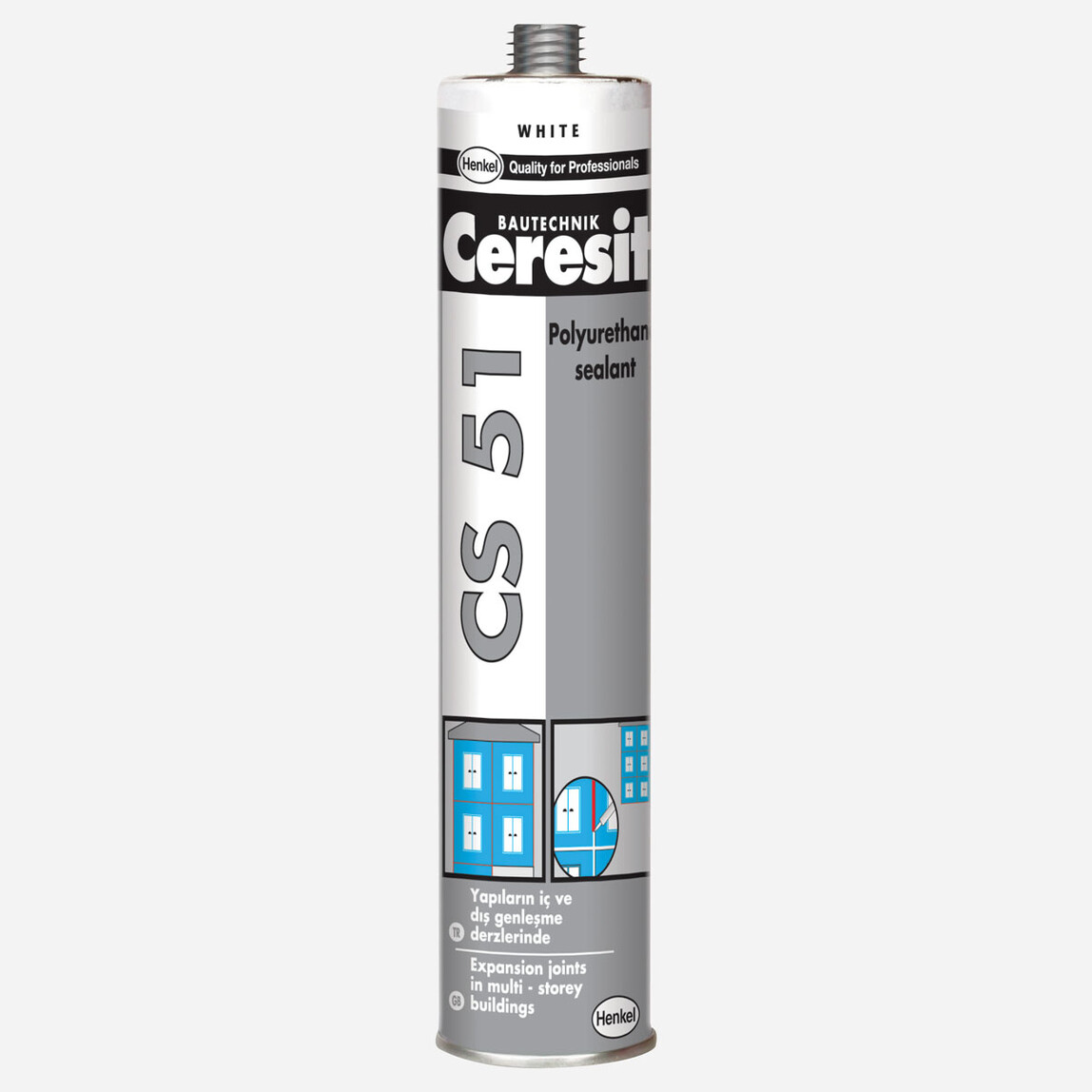 Ceresit CS 51 Poliüretan Mastik Beyaz 280 ml_0