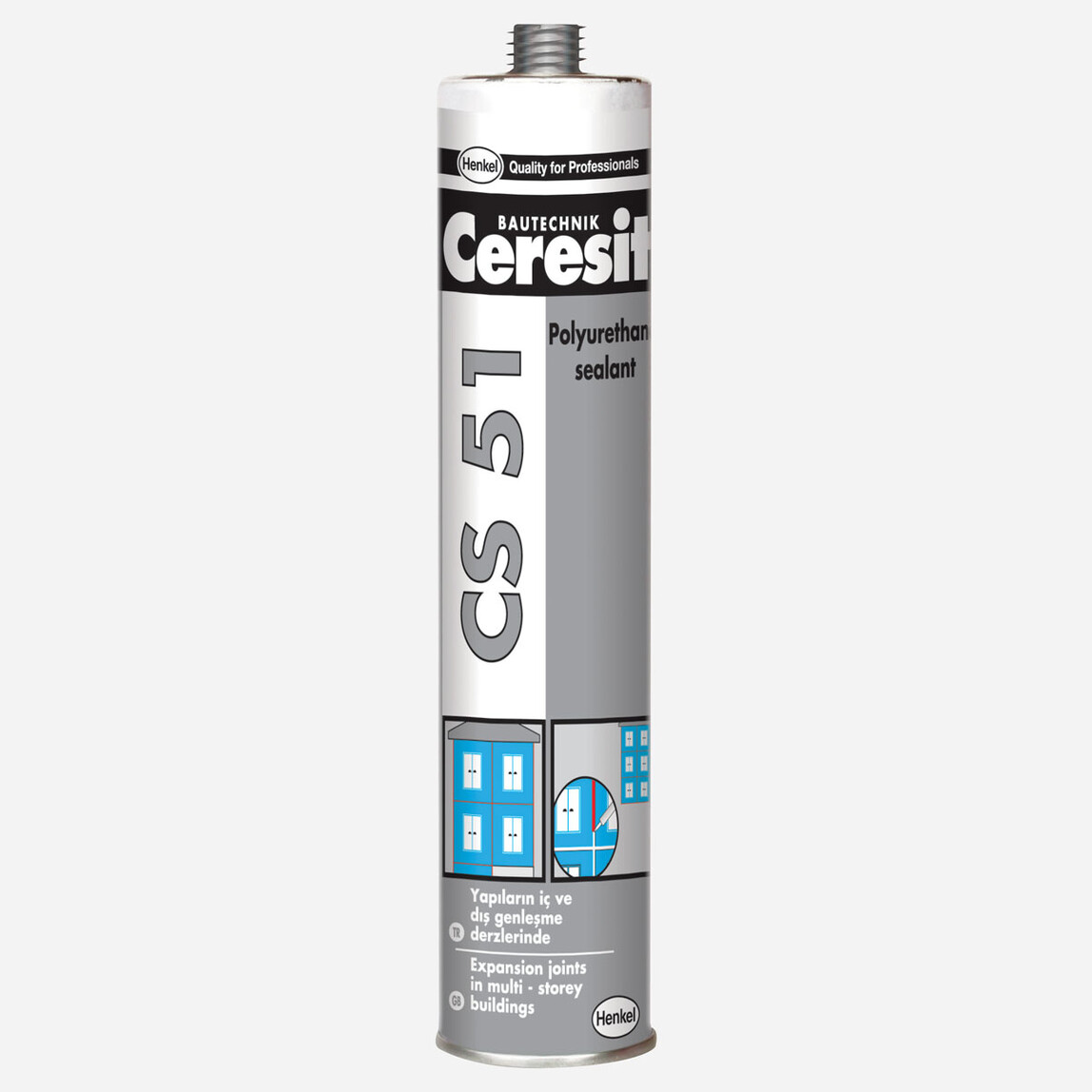    Ceresit CS 51 FC Poliüretan Mastik Gri 280 ml 