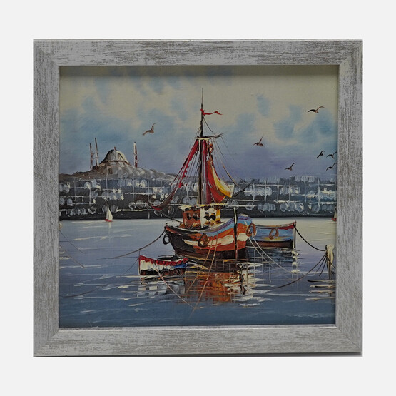 Mina Art Çerçeveli Mini Kara Tablo 18x18 cm
