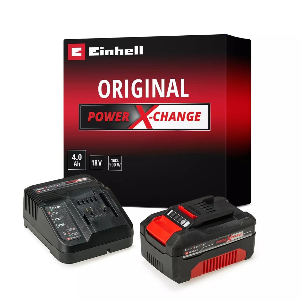    Einhell Power-X-Change 18V 4,0Ah PXC Starter Başlangıç Kiti 