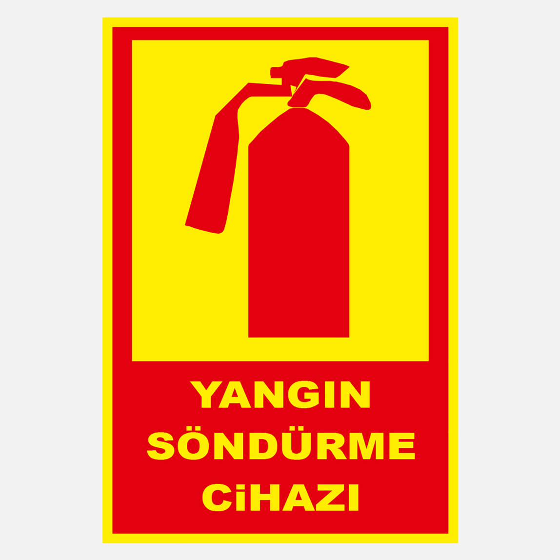    Ekstrafix Yf069 12X25 Fosforlu Yangın Söndürme Cihazı  