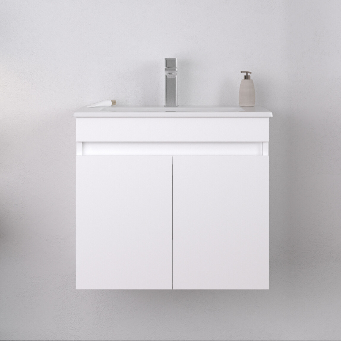    Bonitobagno Capri 60 cm Banyo Dolabı Alt Modül Beyaz 