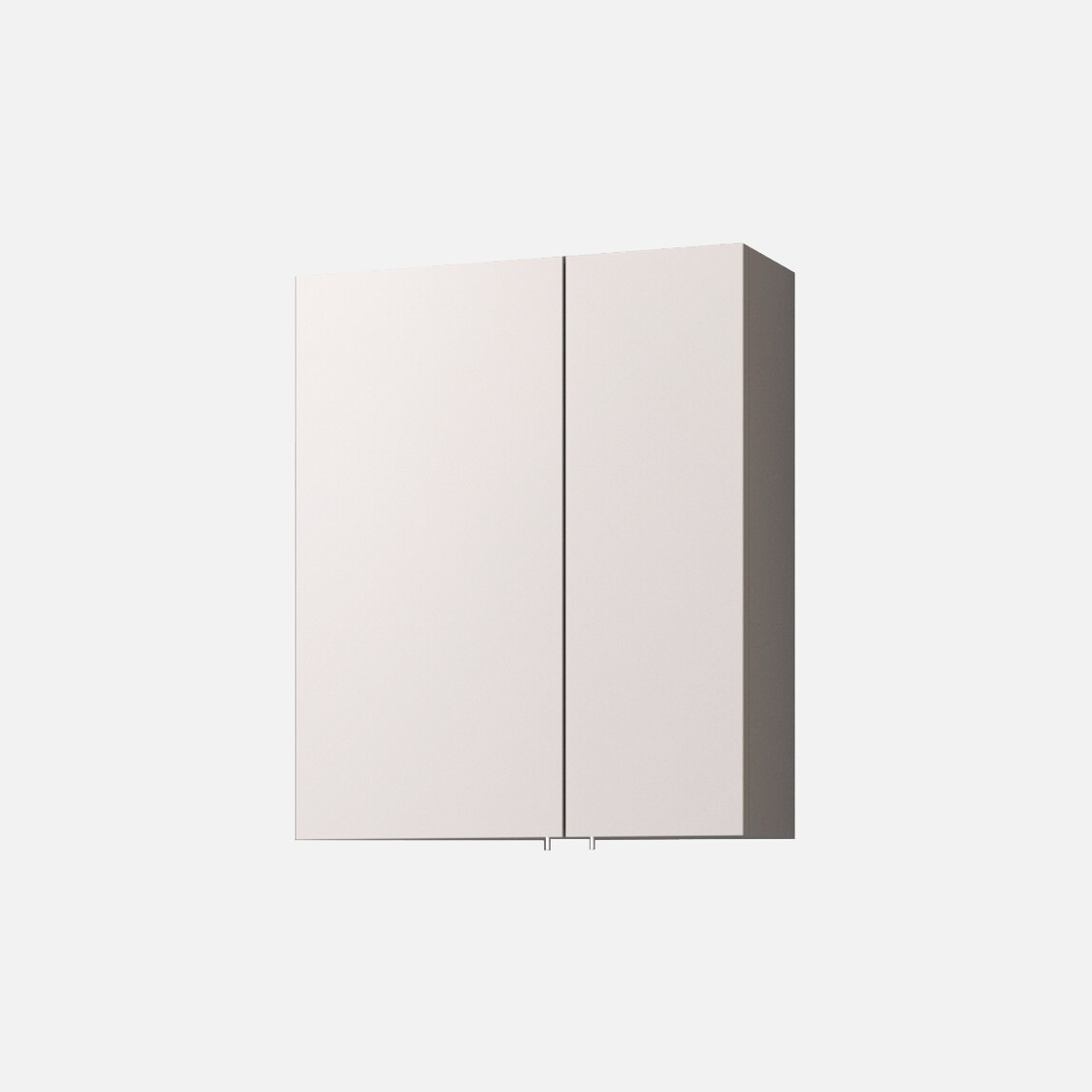    Bonitobagno Capri Aynalı 56 cm Banyo Dolabı Üst Modül Gri 