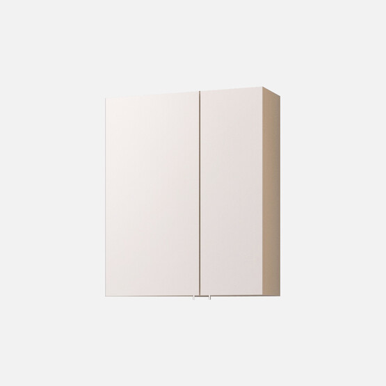 Bonitobagno Capri Aynalı 56 cm Banyo Dolabı Üst Modül Bej