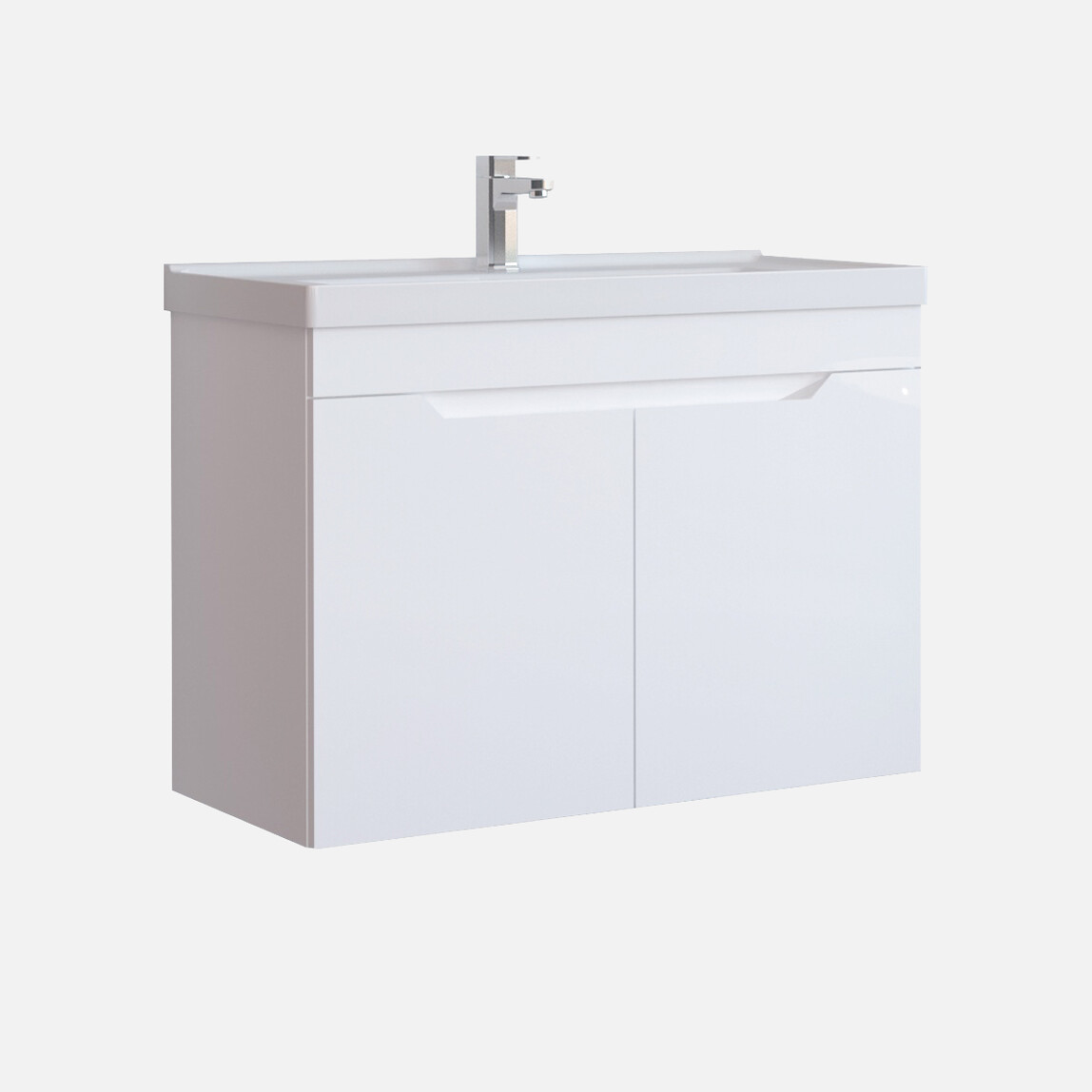    Bonitobagno Rita 85 cm Banyo Dolabı Alt Modül Beyaz 