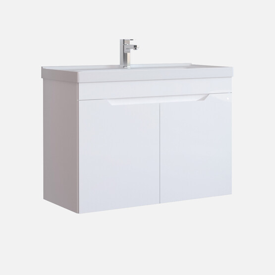 Bonitobagno Rita 85 cm Banyo Dolabı Alt Modül Beyaz