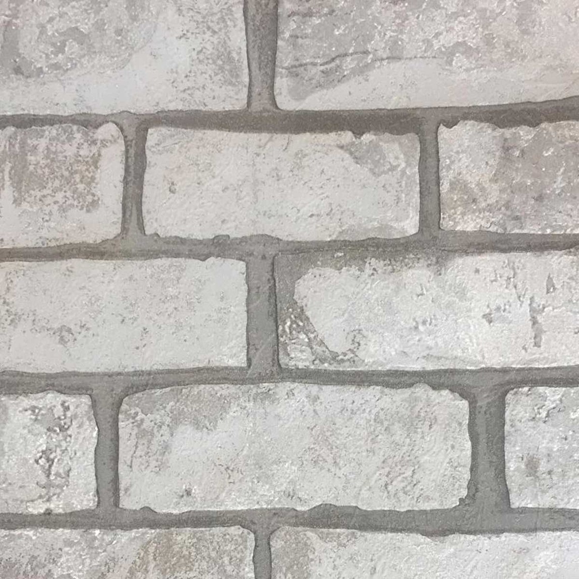 Taş Tuğla Gri Duvar Kağıdı Bauhaus