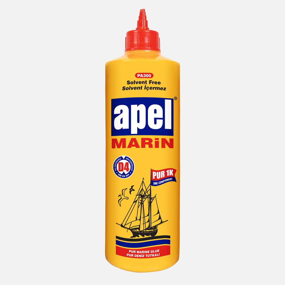   Apel 600 ml Marin Poliüretan Tutkalı Bal Rengi Apel  