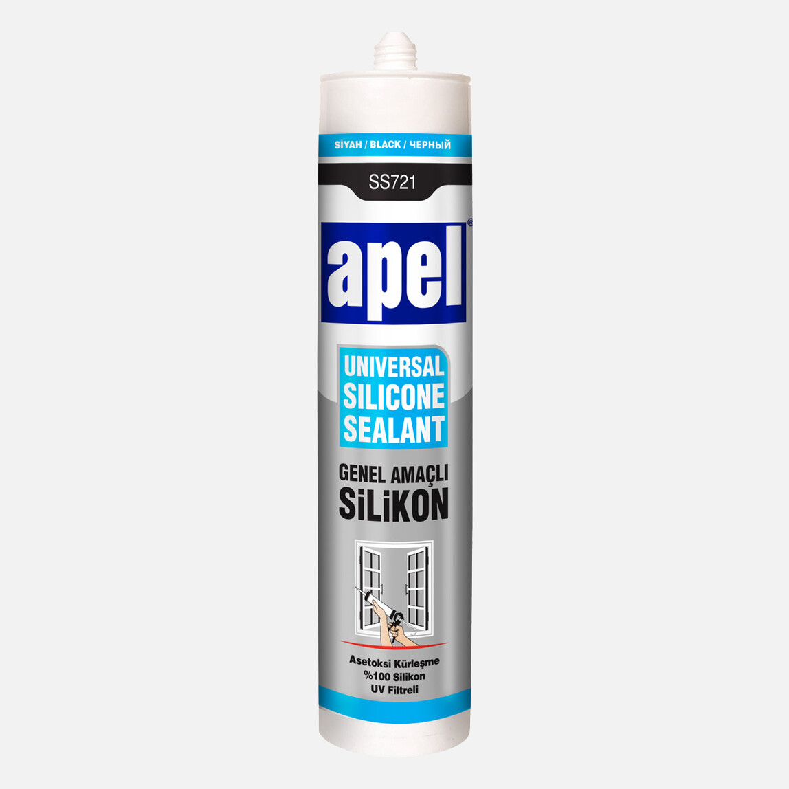    Apel 280 g Silikon Siyah Apel   