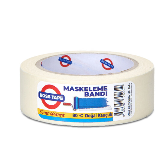 Boss Tape Maskeleme Bandı Doğal Kauçuk 