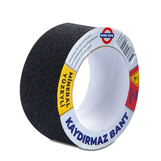 Boss Tape Siyah Zemin Kaydırmazlık Bandı 