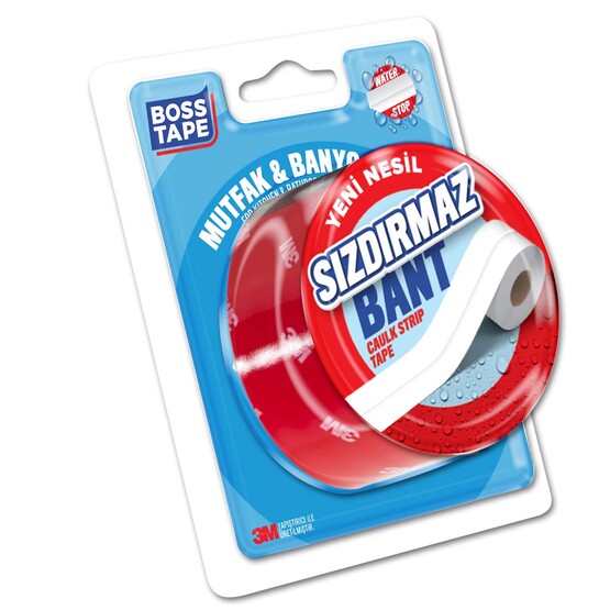 Boss Tape Beyaz Sızdırmazlık Bandı 38 mm x 3,35 m