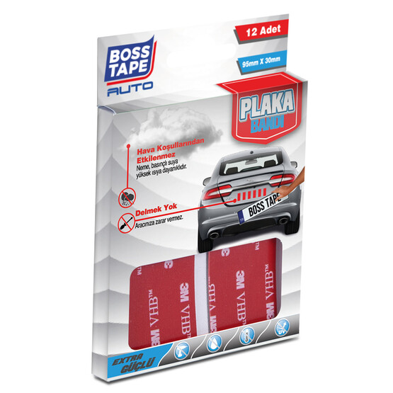 Boss Tape Plaka Yapıştırma Bandı 
