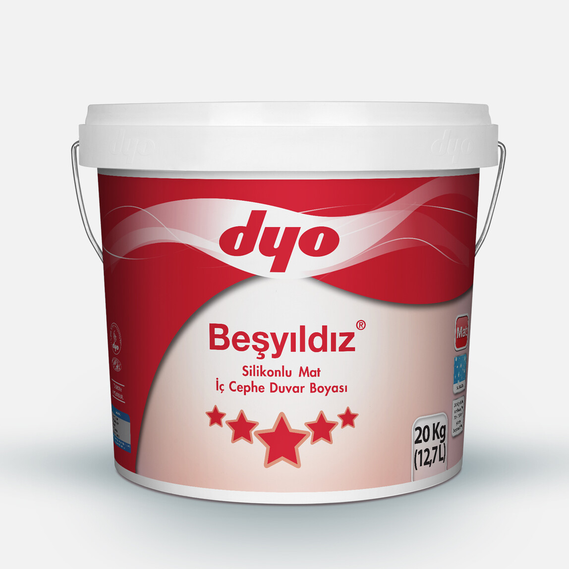    Dyo Silikonlu Mat Beşyıldız 20 kg C-Baz 