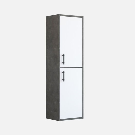 Bonitobagno Iglo 40 cm Banyo Boy Dolabı Antrasit-Beyaz