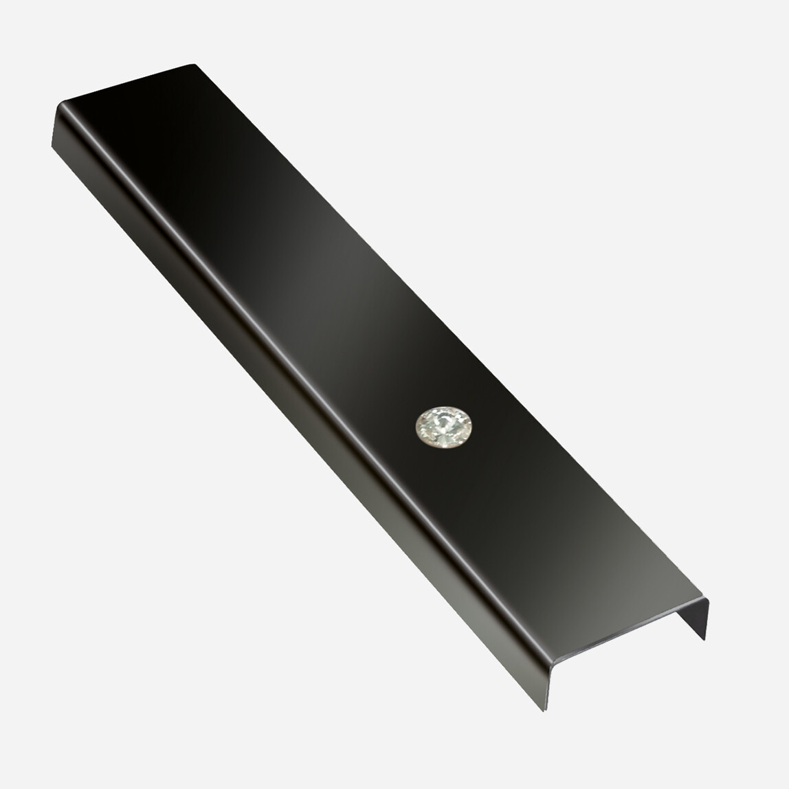    Tesay 30 mm Taşlı Paslanmaz Çelik Bordür Profili Ayna Siyah 