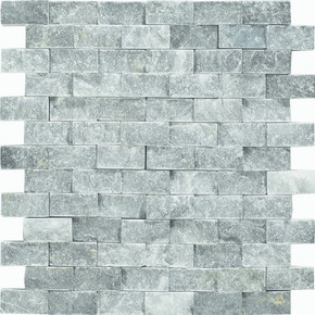 2,3x4,8 cm Bardiglio Patlatma Mozaik