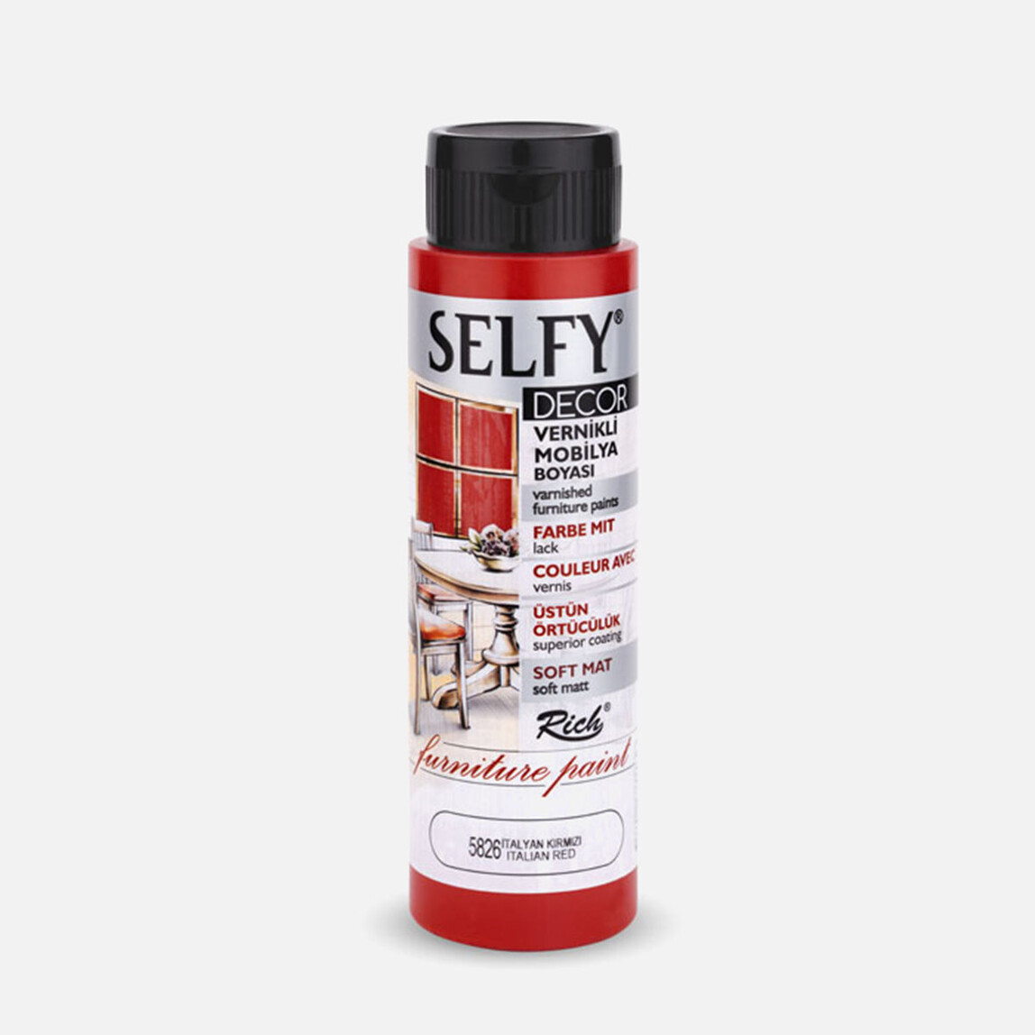    Rich Selfy Decor İtalyan Kırmızı 500 cc  