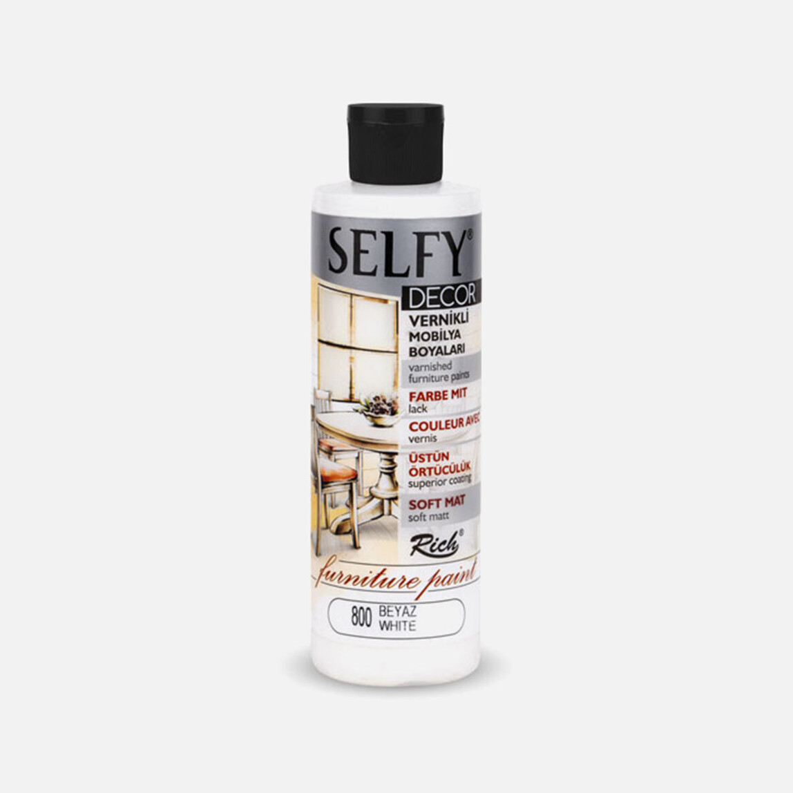   Rich Selfy Decor Beyaz 240 cc  