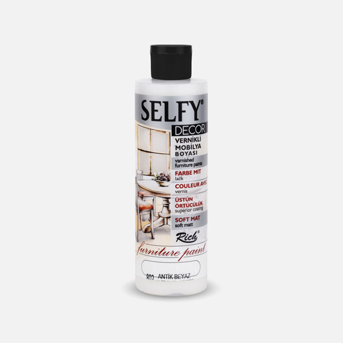    Rich Selfy Decor Antik Beyaz 240 cc  