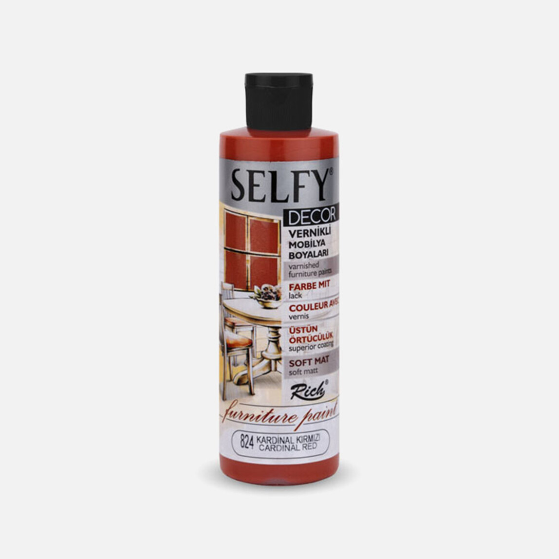    Rich Selfy Decor Kardinal Kırmızı 240 cc  