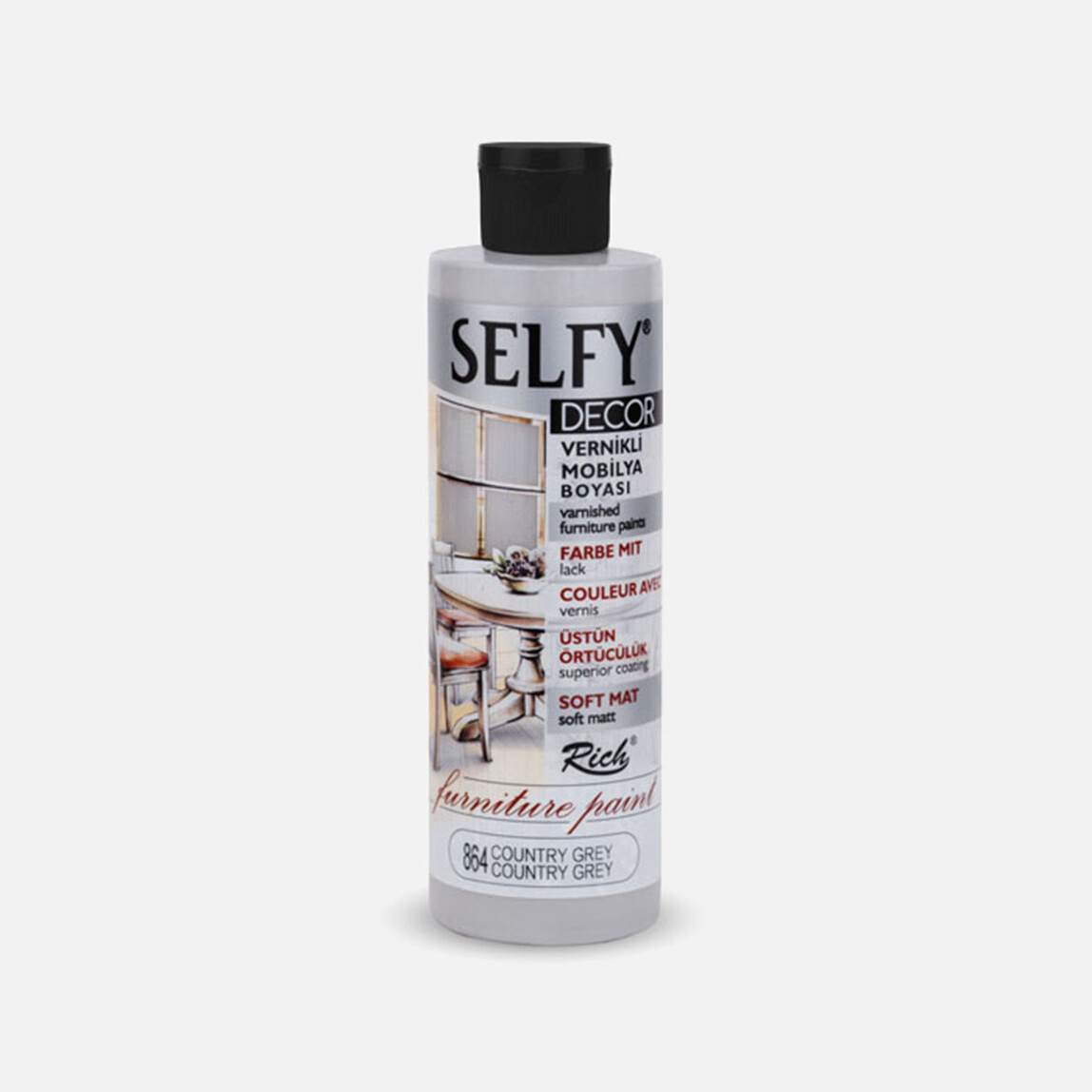    Rich Selfy Decor Country Grey 240 cc  
