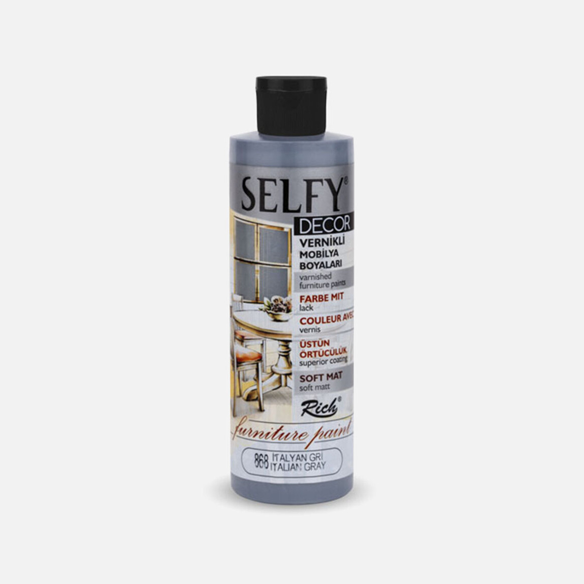    Rich Selfy Decor İtalyan Gri 240 cc  