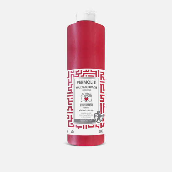 Permolit 0,5 lt Akrilik Boya Nar Kırmızı Multi Surface Permolit 