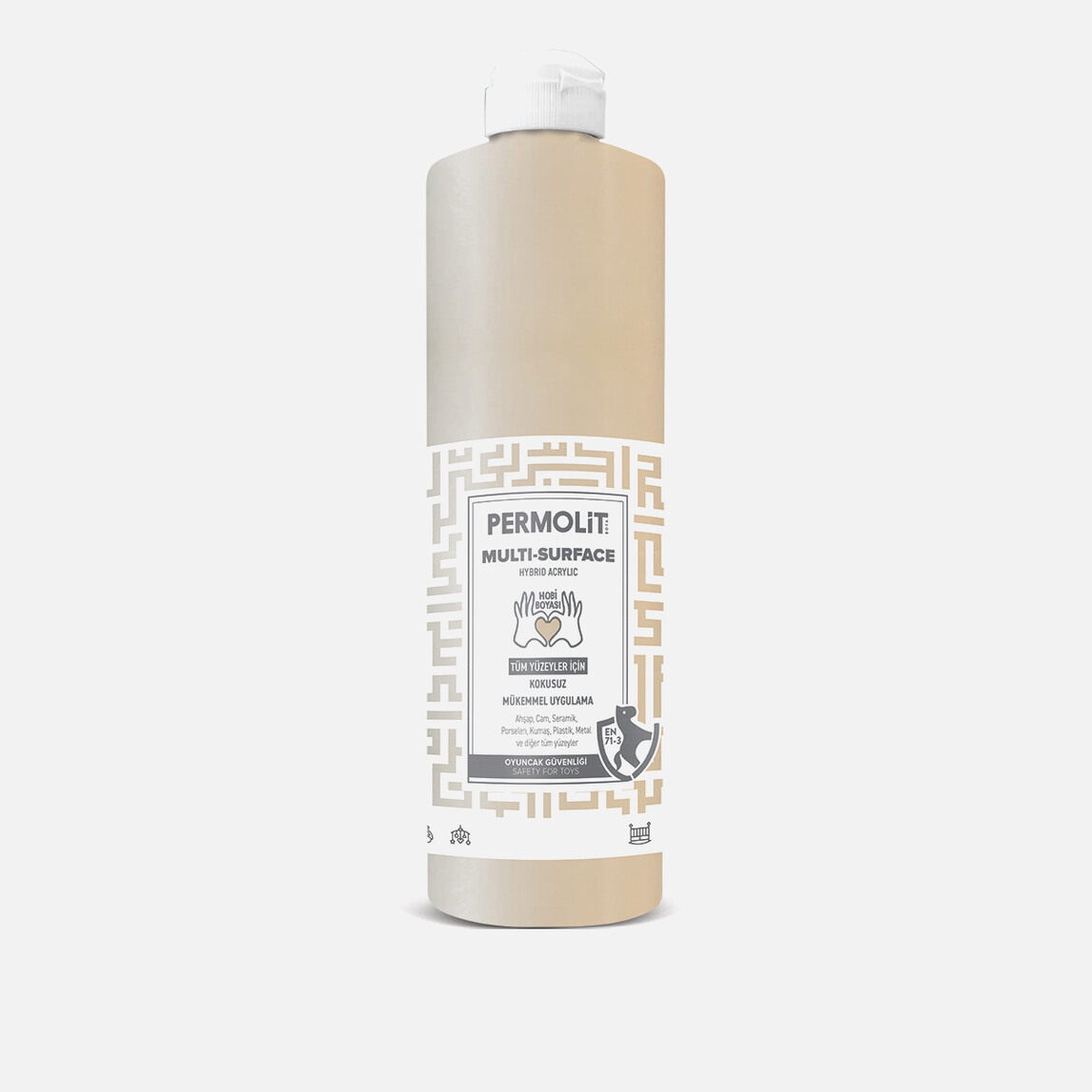    Permolit 0,5 lt Akrilik Boya Bej Multi Surface Permolit  