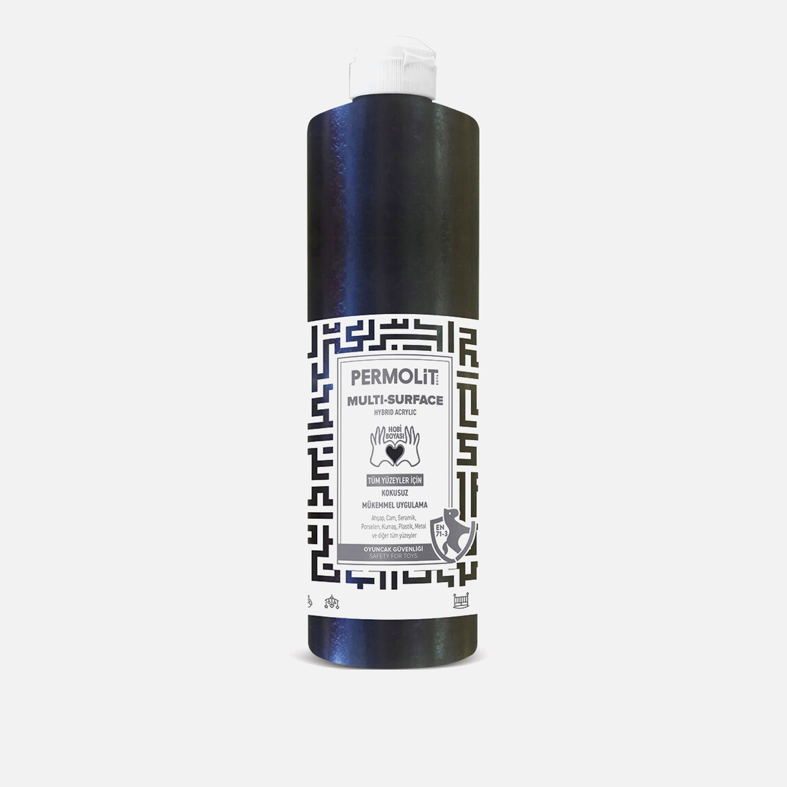    Permolit 0,5 lt Akrilik Boya Lacivert Multi Surface Permolit  