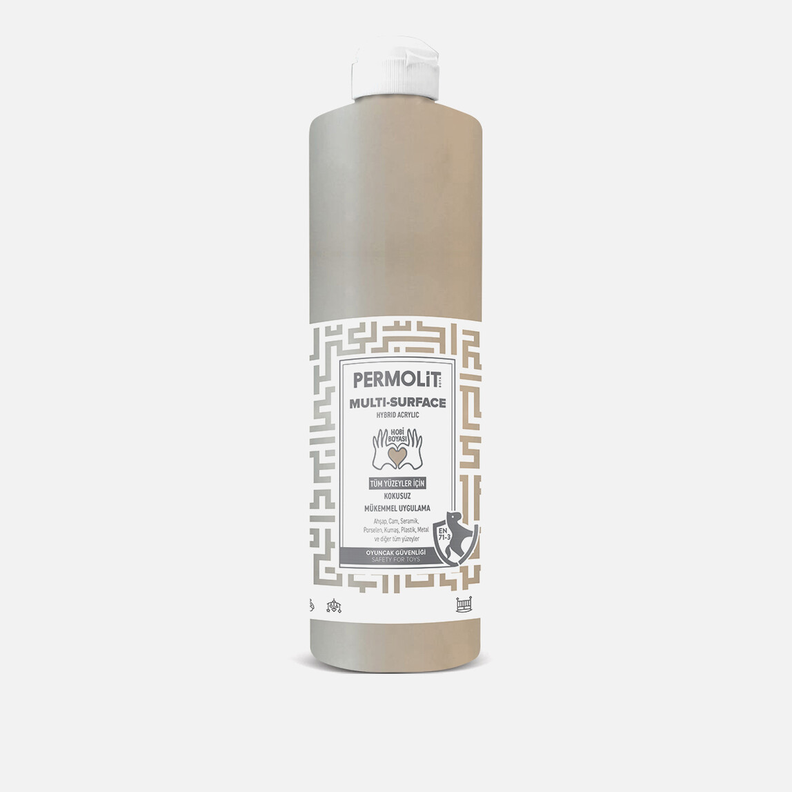    Permolit 0,5 lt Akrilik Boya Fildişi Multi Surface Permolit  