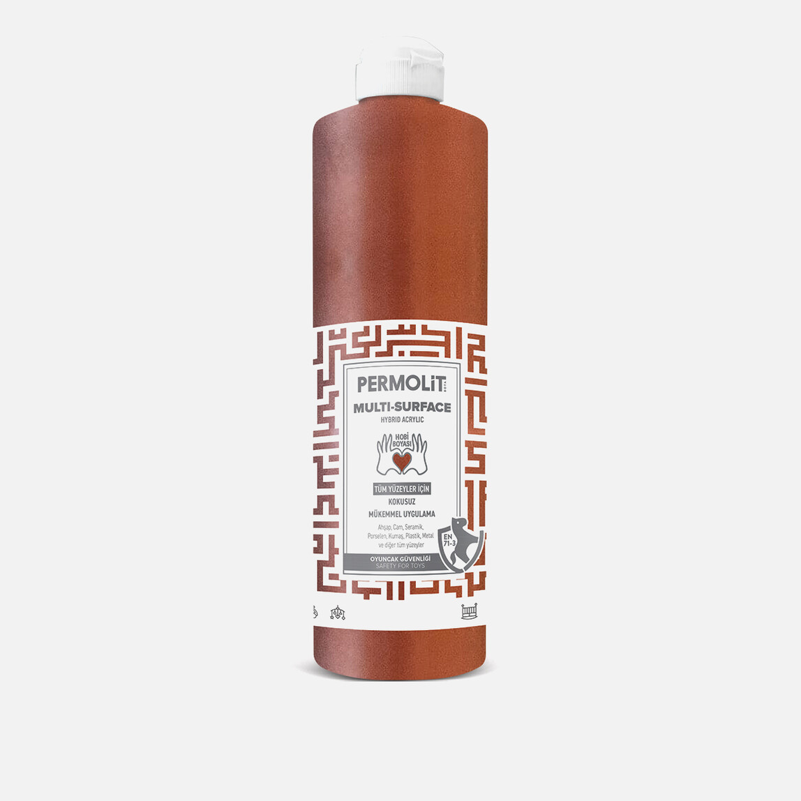    Permolit 0,5 lt Akrilik Boya Metalik Bakır Multi Surface Permolit  