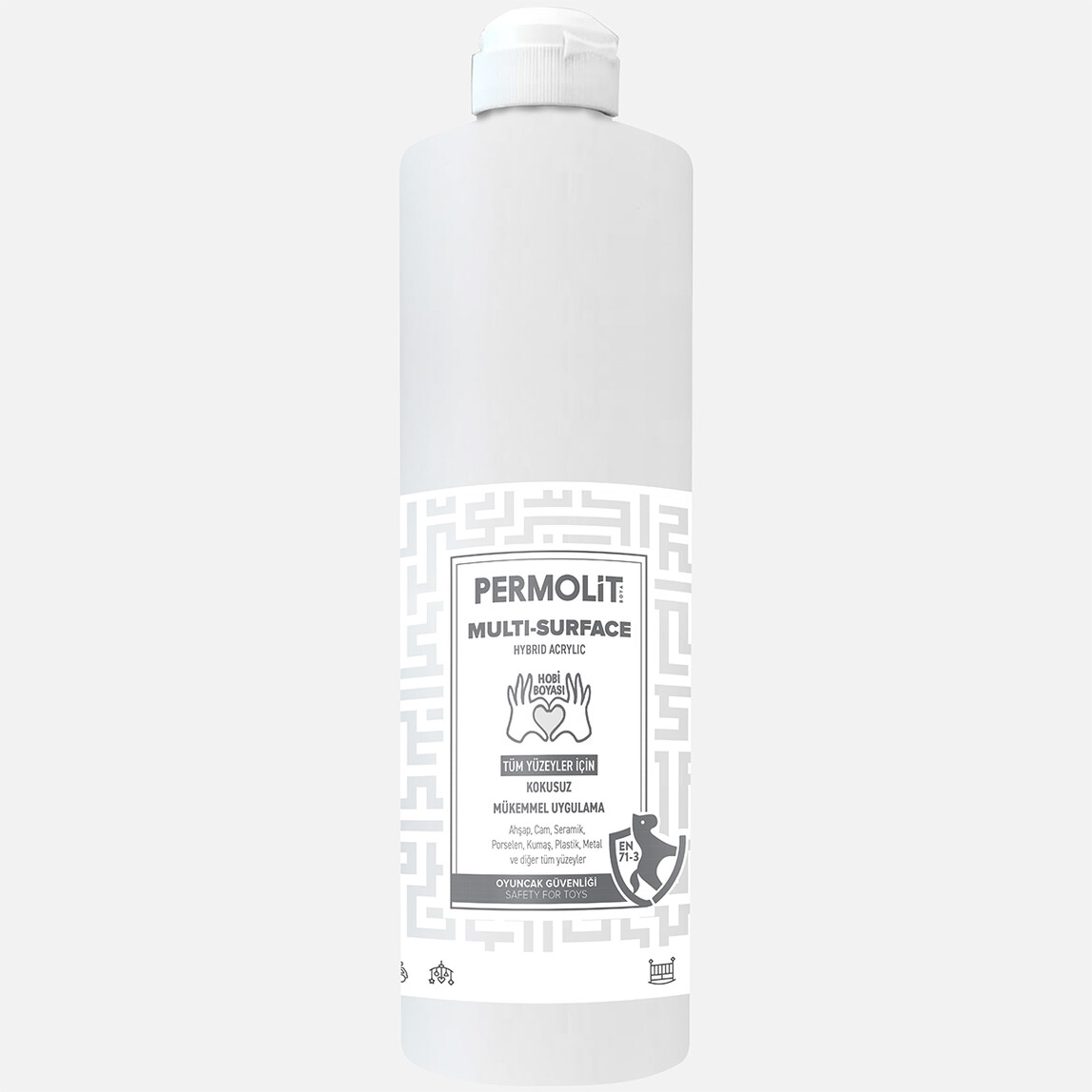    Permolit 2 L Multi Surface Akrilik Boya Arı Beyaz 