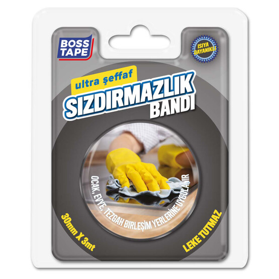Boss Tape Ocak Kenar Sızdırmaz Bant 30 mm x 3 m