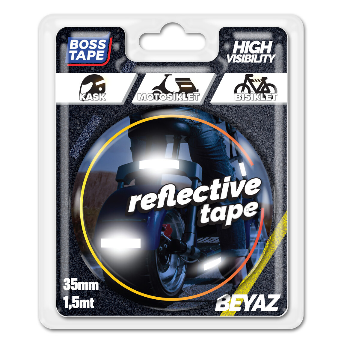    Boss Tape Reflektif Bant  