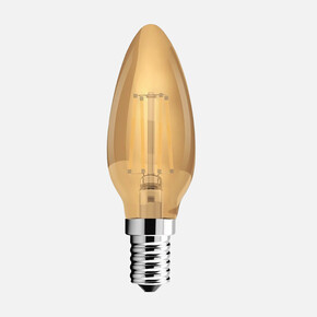 Ecolite Led Filament Gold C35 4W E14 2200K