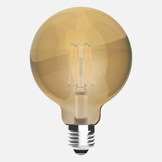 Led Filament Gold Dımmerable G95 7,5W E27 2200K 