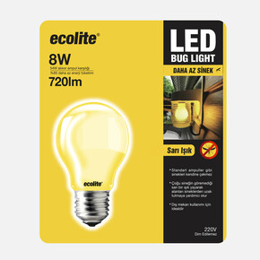 Ecolite Led A60 8W E27 Mosquito Sinek Ampulü_7