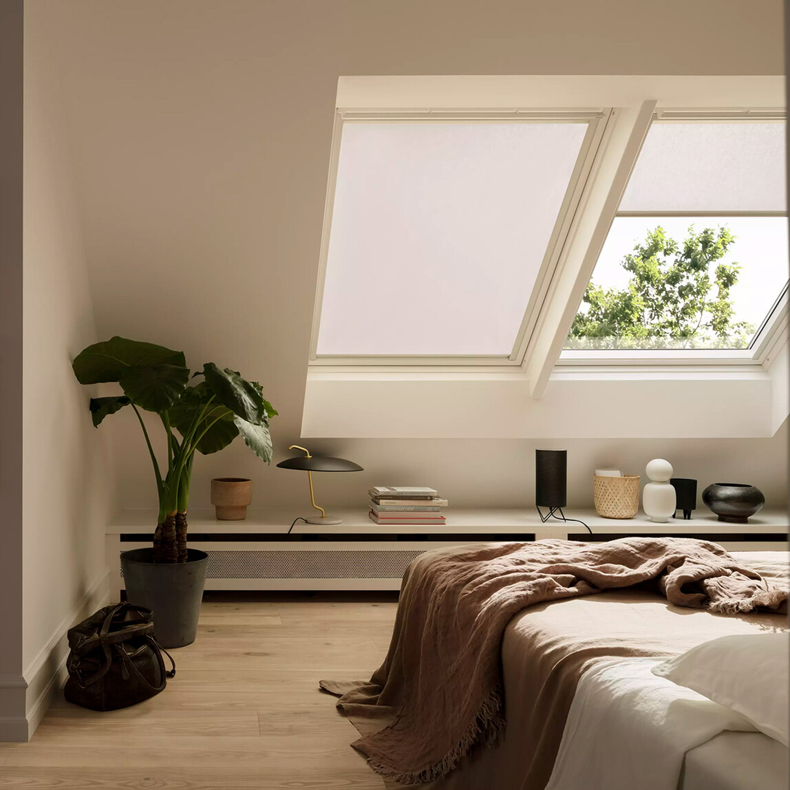    Velux Yeni Nesil Raylı Stor Bej 55x78cm Rfl Ck02 1086s 