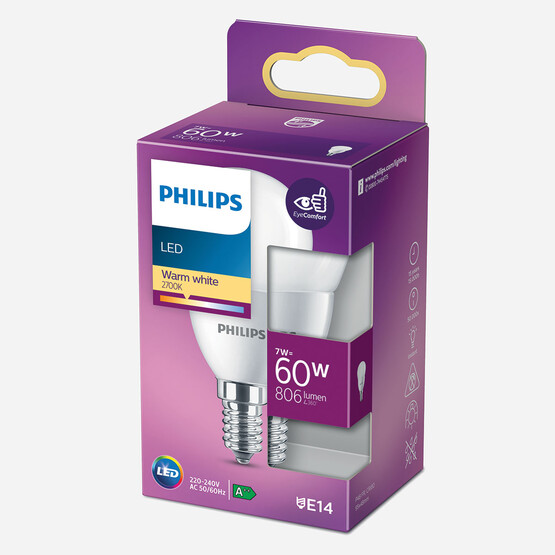 Philips P 48 60 W Beyaz Mum E14 Duy Led Ampul  