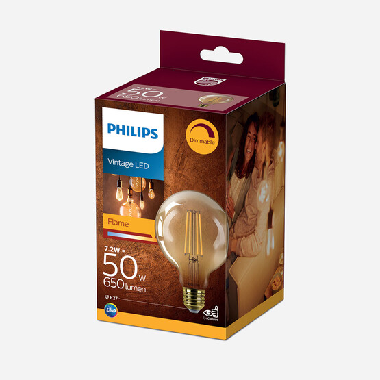 Philips G 93 50 W Sarı Klasik E27 Duy Led Ampul 
