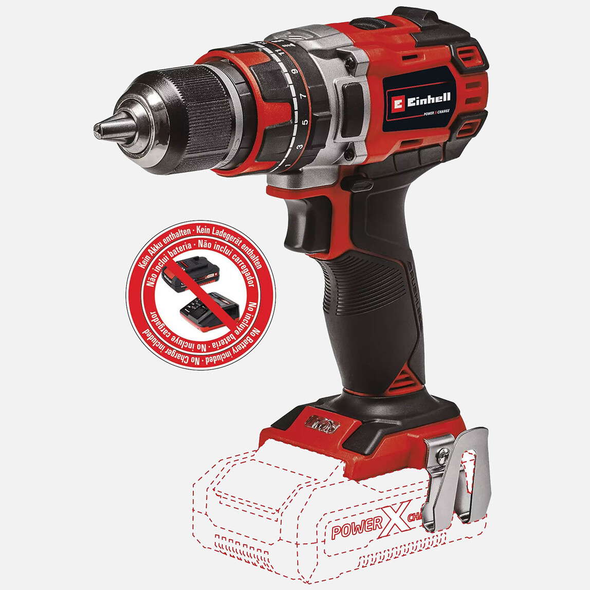    Einhell TP-CD 18/50 Li-i BL 18V Li-ion Solo Kömürsüz Darbeli Vidalama (Akü ve Şarj Cihazı Dahil Değildir.) 