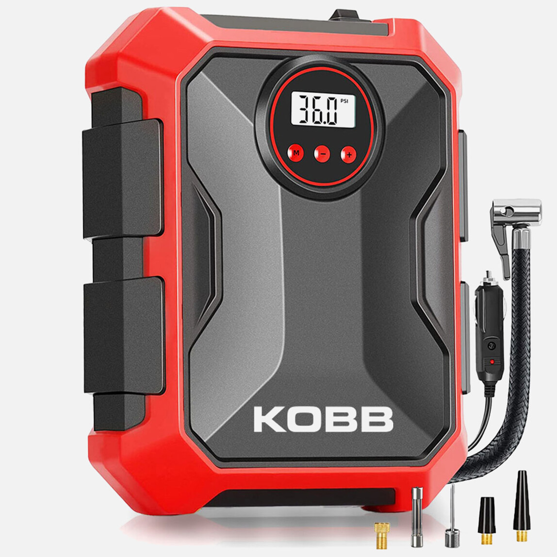    Kobb KB200 12Volt 150 PSI Ayarlanabilir Dijital Basınç Göstergeli Hava Lastik Şişirme Pompası  