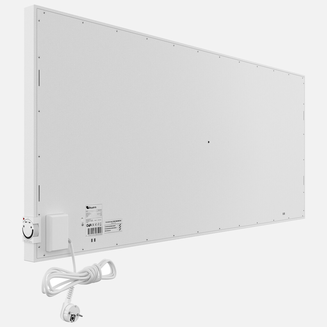    Kuas Hybridboard 1400 Infrared+Konvektör Panel Isıtıcı Manuel Termostatlı 